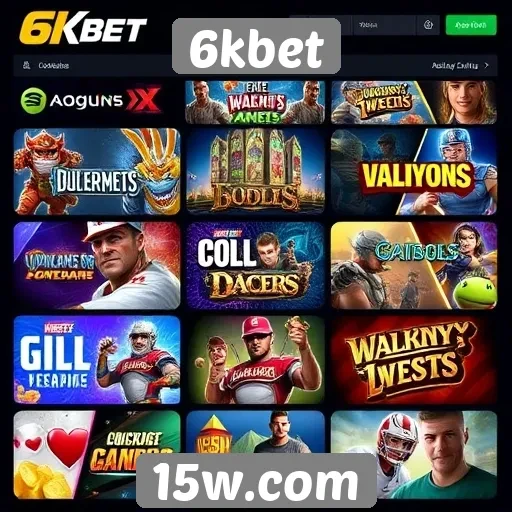 6kbet oferece ampla variedade de jogos online